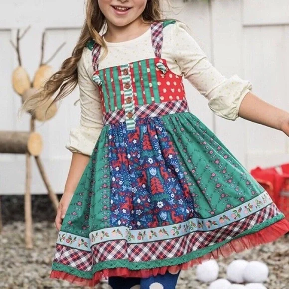 sachin and babi light blue dress Matilda Jane | Dresses | Matilda Jane Girls Holiday Patchwork Dress Mixed  Print Button Front Size